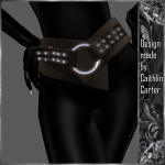 Caithlin - Poster - Belt - #01 - Dark Brown - excl