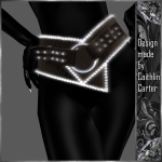 Caithlin - Poster - Belt - #01 - Dark Brown - incl
