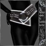 Caithlin - Poster - Belt - #01 - Dark Gray - incl